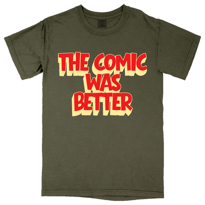 Comfort Colors Soft Heavyweight Tee - Military Green - front