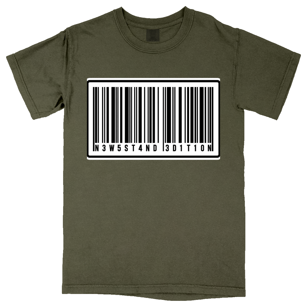 Comfort Colors Soft Heavyweight Tee - Military Green - front***Military Green|||Comfort Colors Soft Heavyweight Tee
