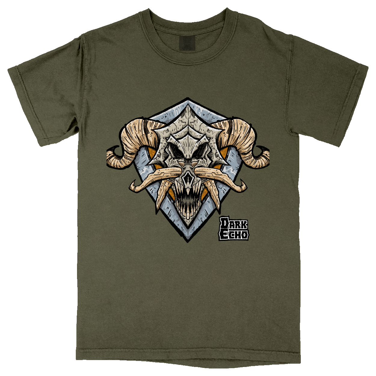 Comfort Colors Soft Heavyweight Tee - Military Green - front