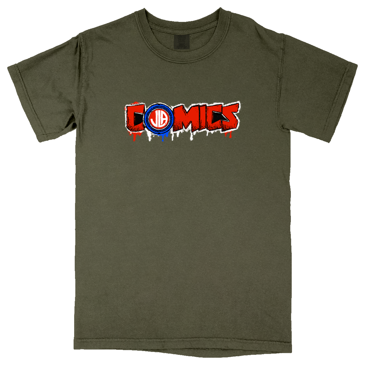 Comfort Colors Soft Heavyweight Tee - Military Green - front