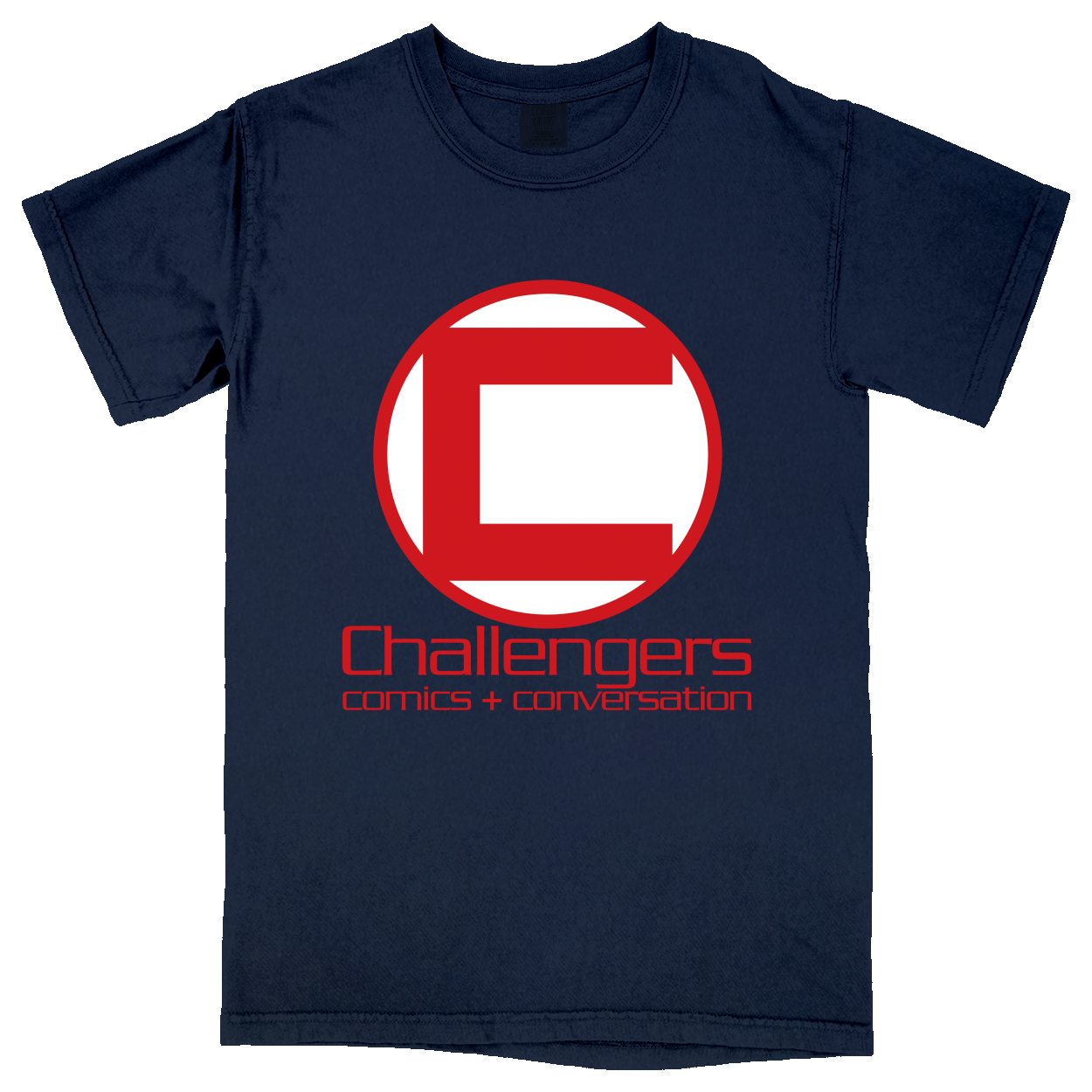 Comfort Colors Soft Heavyweight Tee - Navy - front***Navy|||Comfort Colors Soft Heavyweight Tee