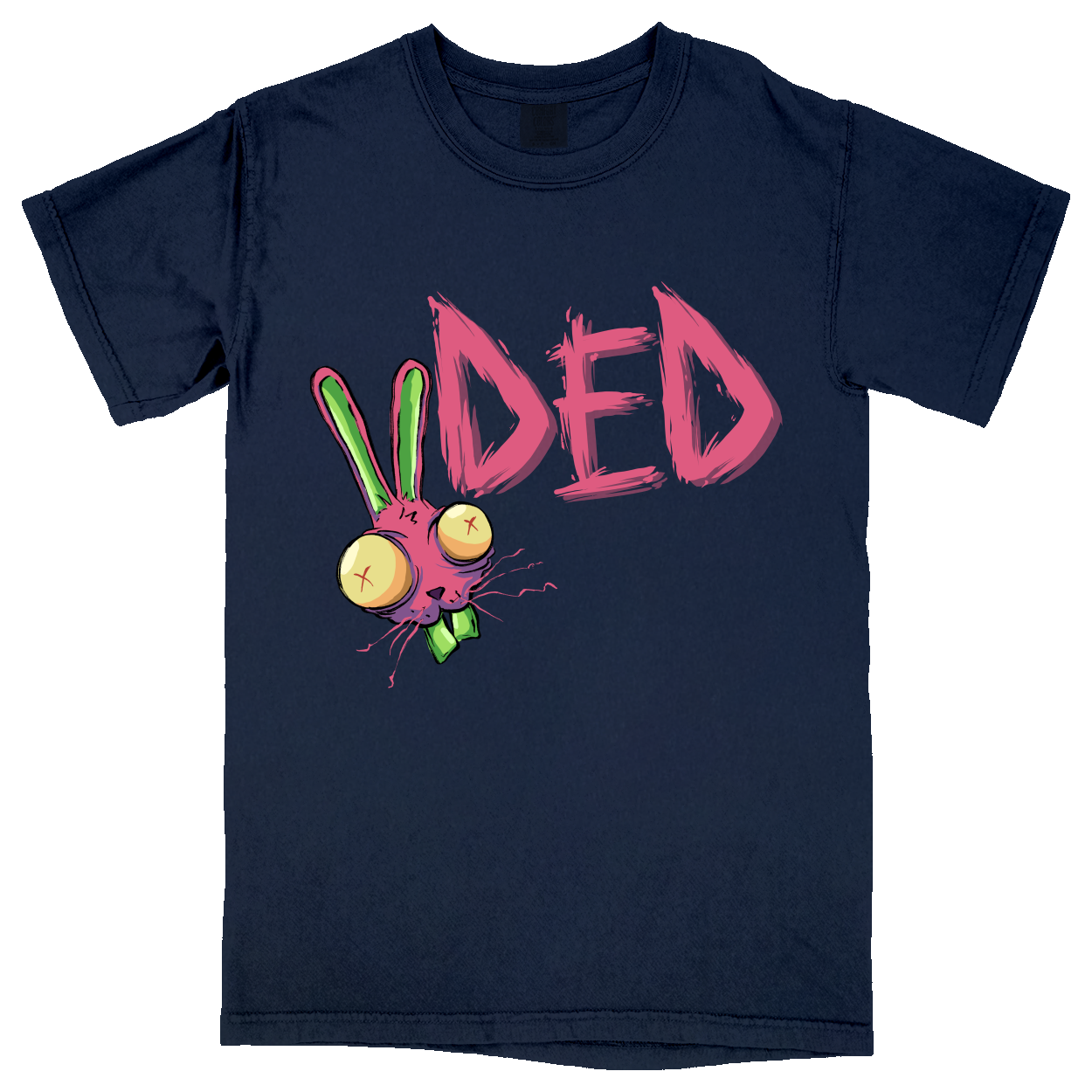 Comfort Colors Soft Heavyweight Tee - Navy - front***Navy|||Comfort Colors Soft Heavyweight Tee