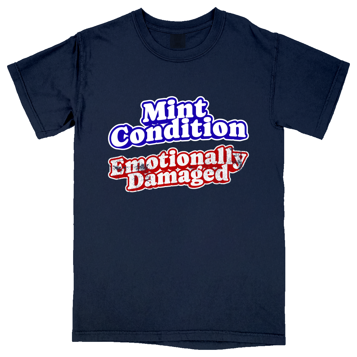 Comfort Colors Soft Heavyweight Tee - Navy - front***Navy|||Comfort Colors Soft Heavyweight Tee
