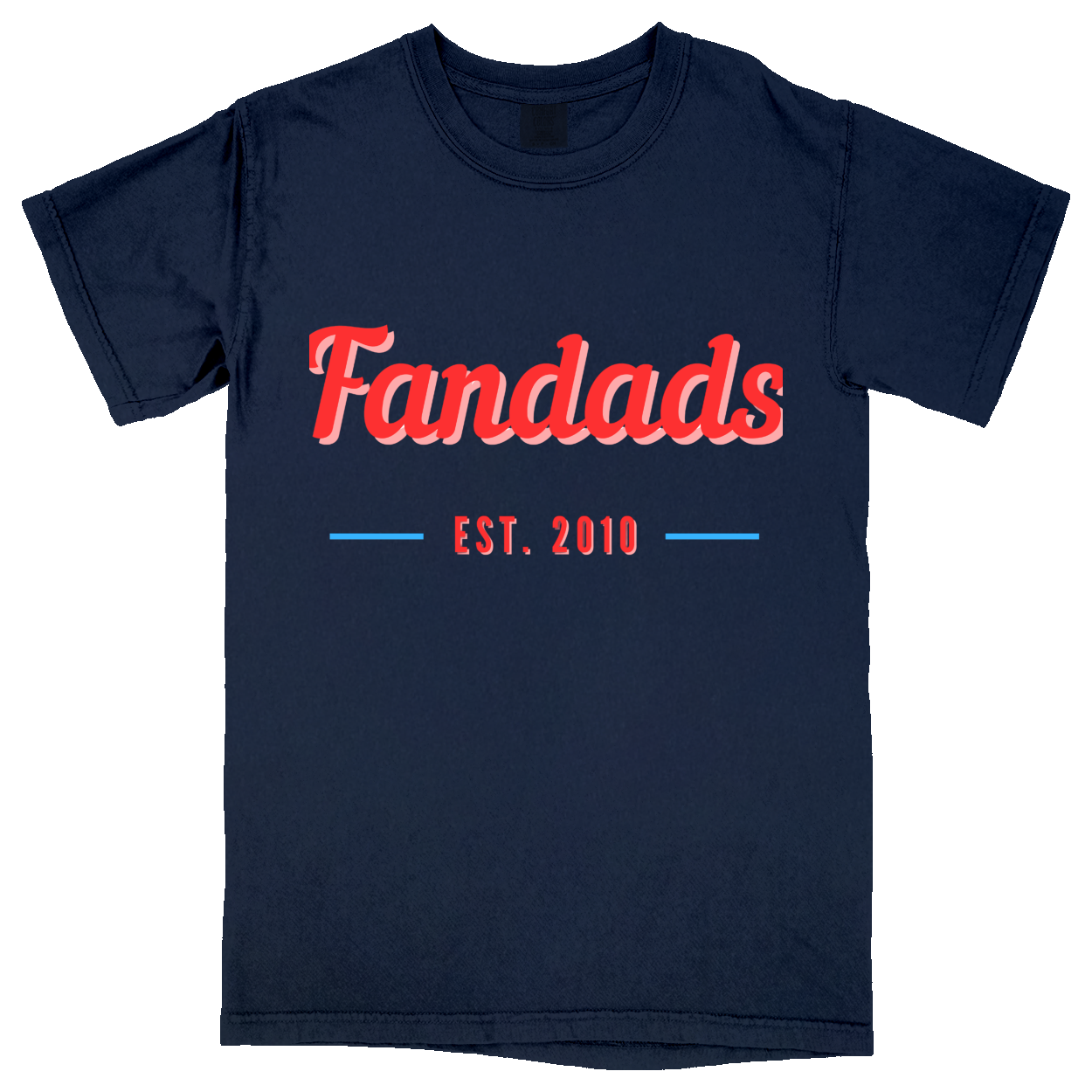 Comfort Colors Soft Heavyweight Tee - Navy - front***Navy|||Comfort Colors Soft Heavyweight Tee