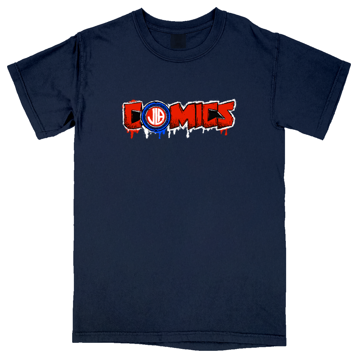 Comfort Colors Soft Heavyweight Tee - Navy - front***Navy|||Comfort Colors Soft Heavyweight Tee