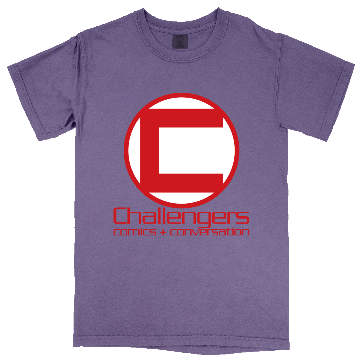 Comfort Colors Soft Heavyweight Tee - Purple - front***Purple|||Comfort Colors Soft Heavyweight Tee