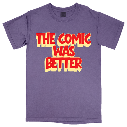 Comfort Colors Soft Heavyweight Tee - Purple - front
