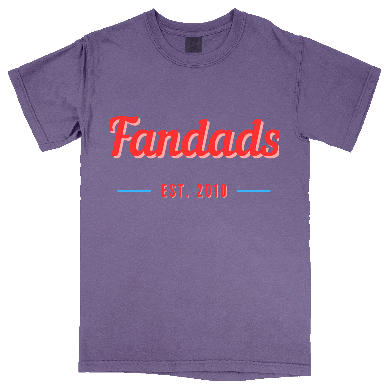 Comfort Colors Soft Heavyweight Tee - Purple - front***Purple|||Comfort Colors Soft Heavyweight Tee