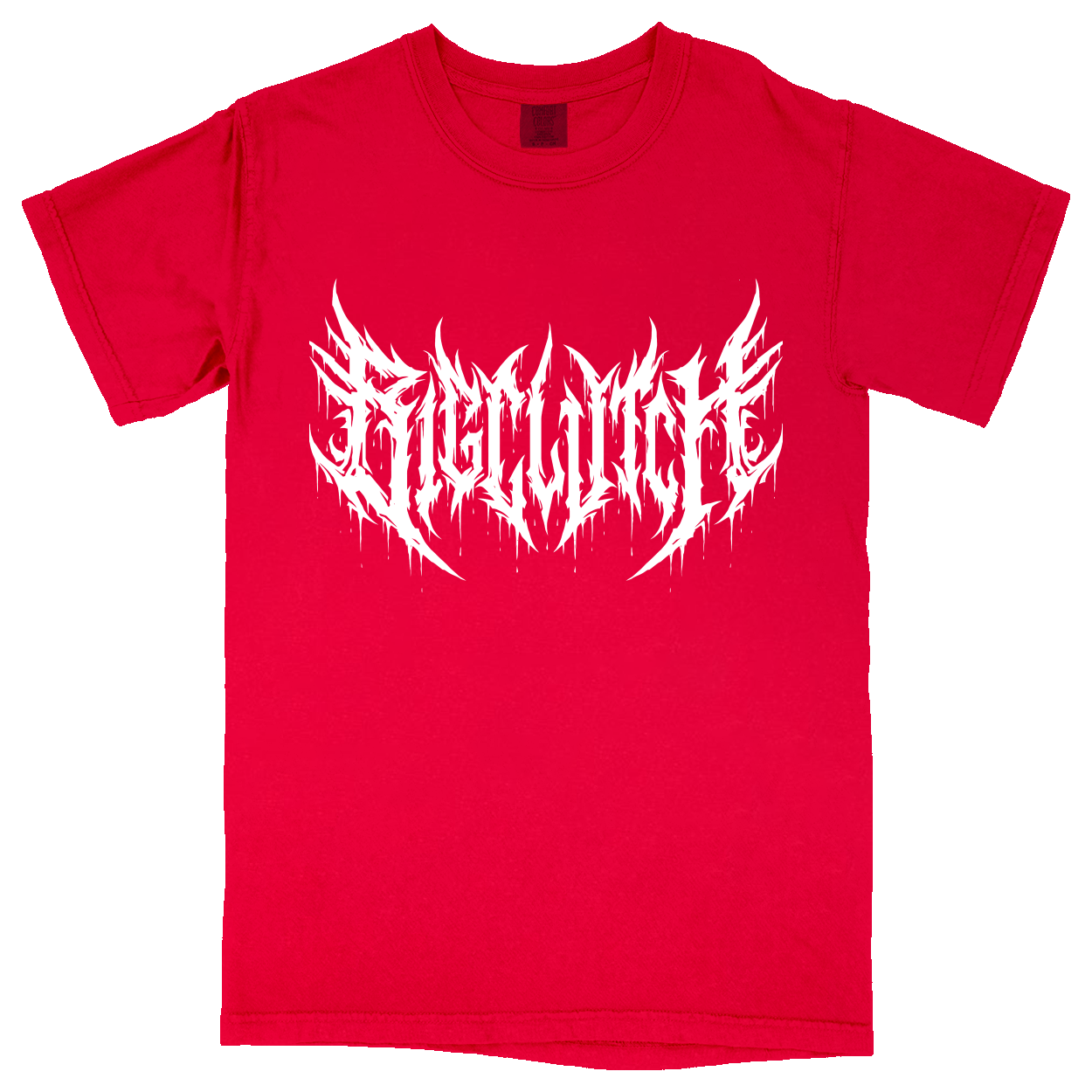 Comfort Colors Soft Heavyweight Tee - Red - front***Red|||Comfort Colors Soft Heavyweight Tee