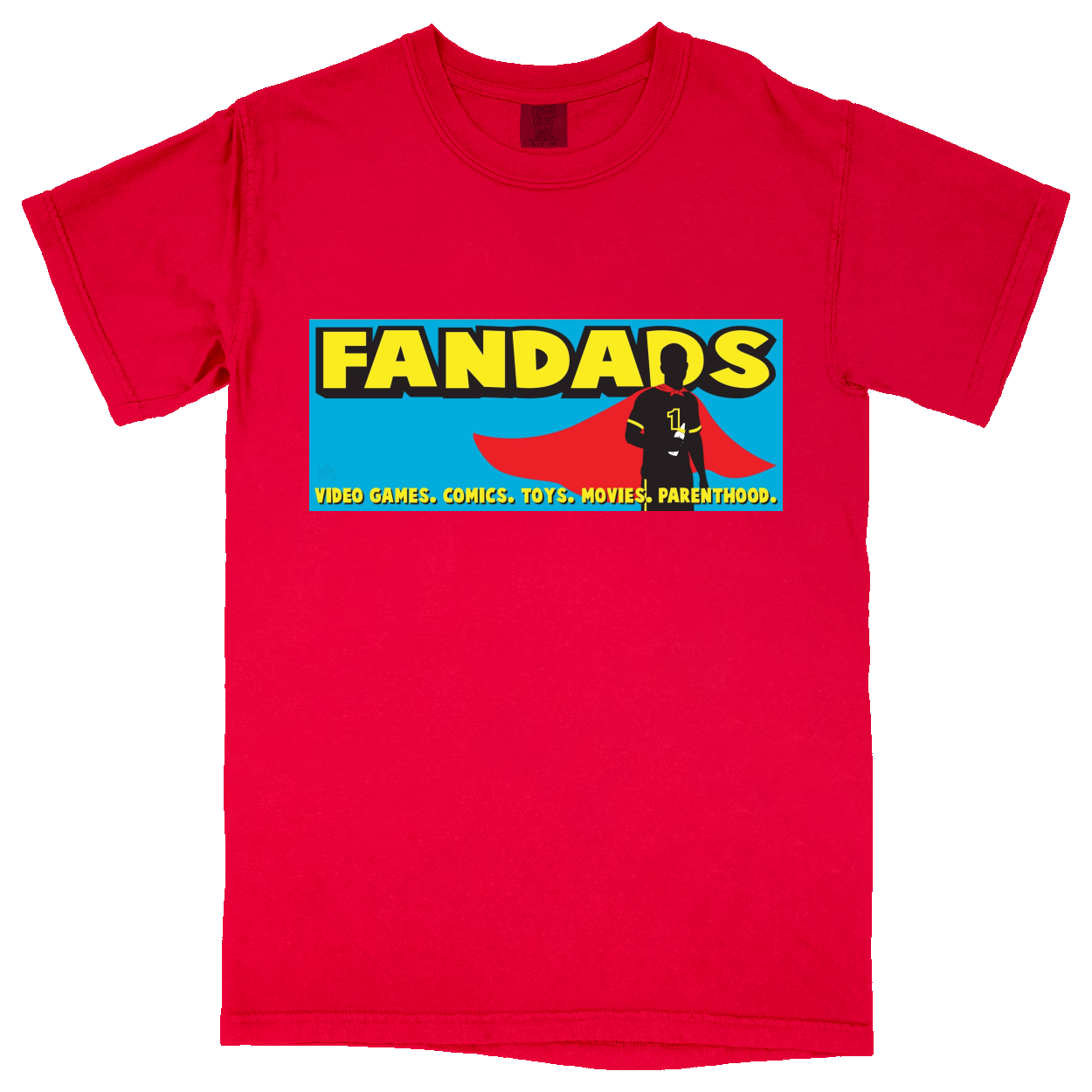 Comfort Colors Soft Heavyweight Tee - Red - front