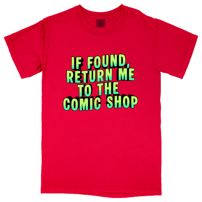 Comfort Colors Soft Heavyweight Tee - Red - front
