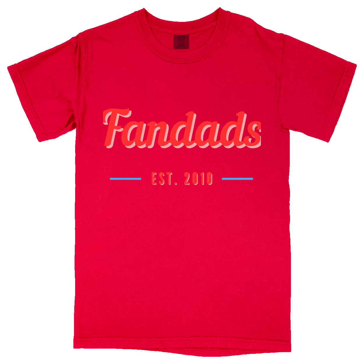 Comfort Colors Soft Heavyweight Tee - Red - front