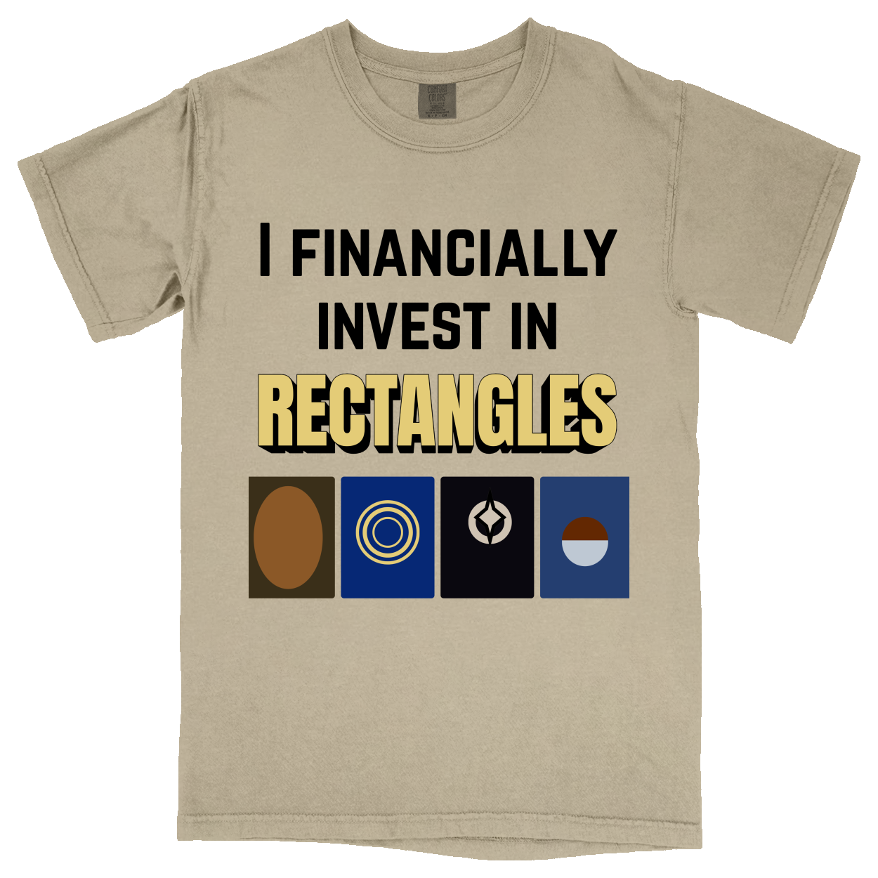 Comfort Colors Soft Heavyweight Tee - Sand - front***Sand|||Comfort Colors Soft Heavyweight Tee