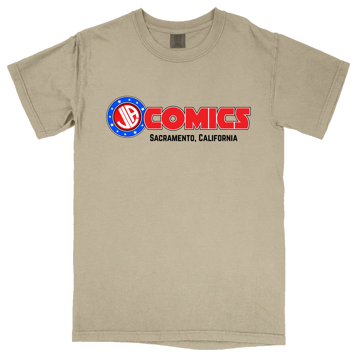 Comfort Colors Soft Heavyweight Tee - Sand - front