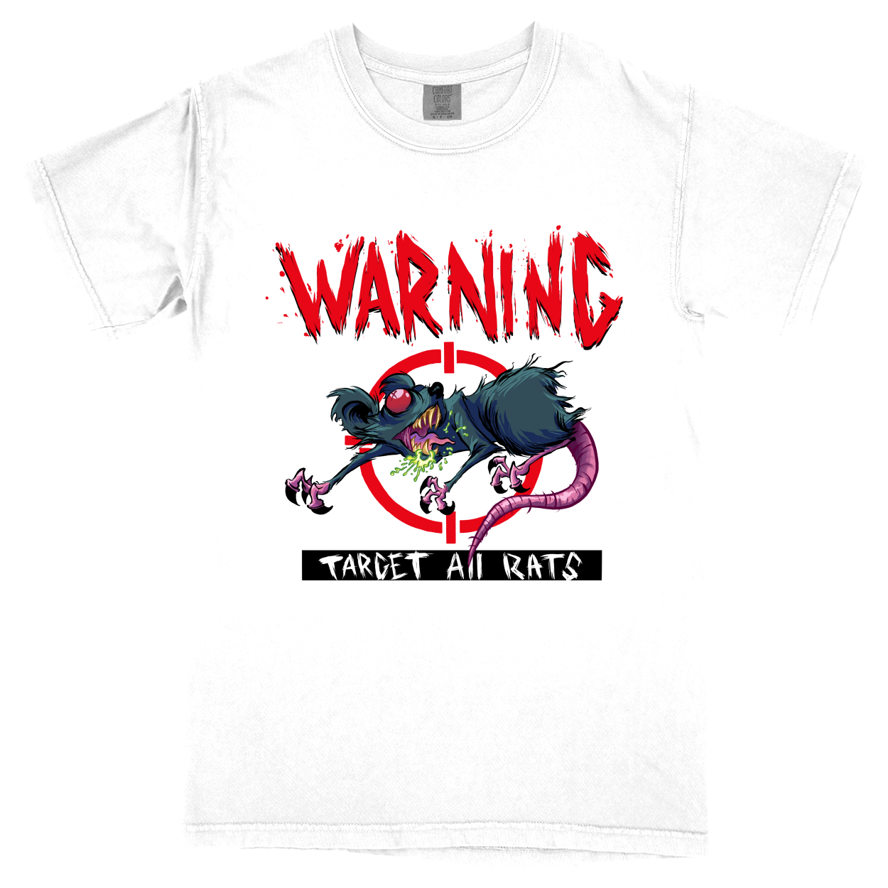 Comfort Colors Soft Heavyweight Tee - White - front***White|||Comfort Colors Soft Heavyweight Tee