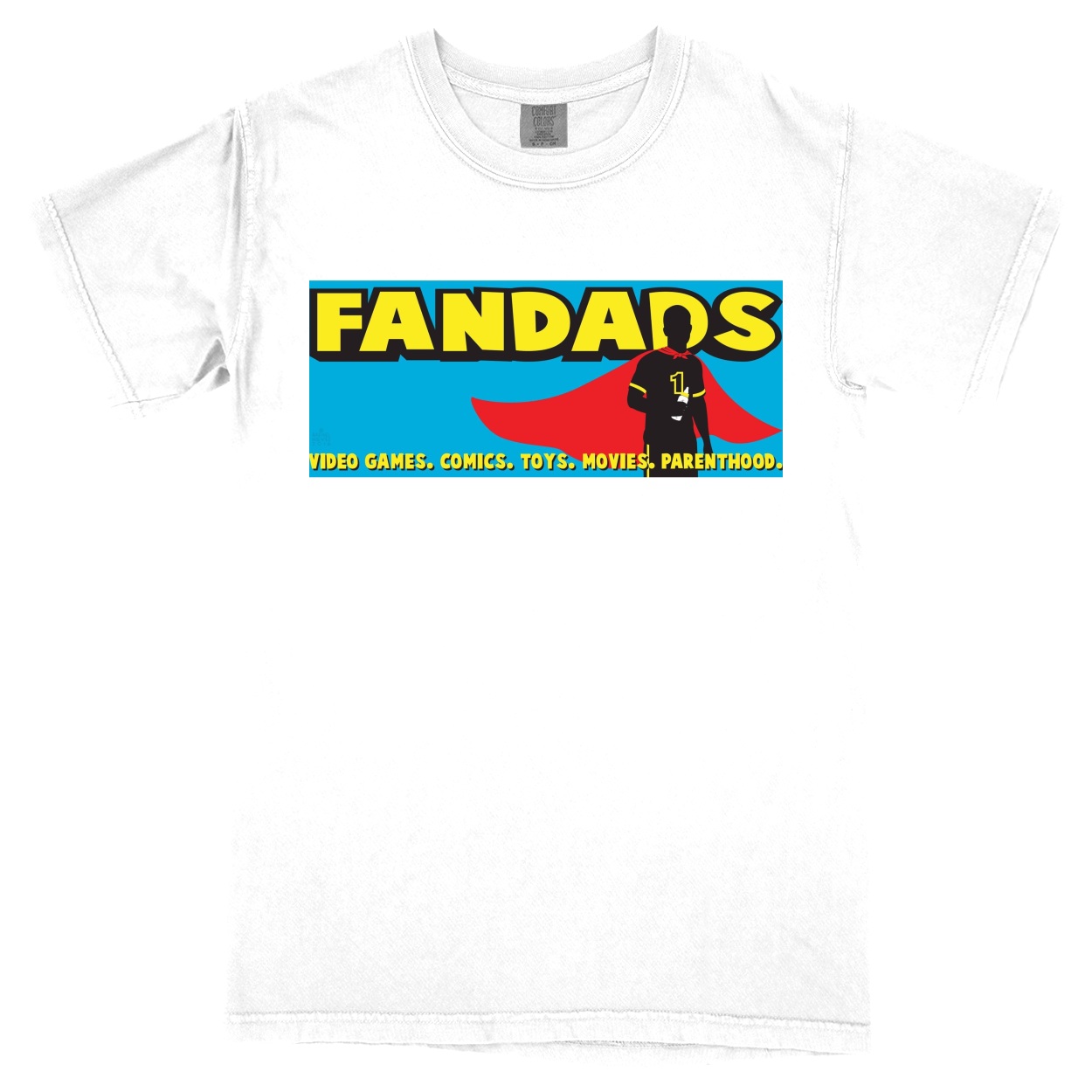 Comfort Colors Soft Heavyweight Tee - White - front***White|||Comfort Colors Soft Heavyweight Tee
