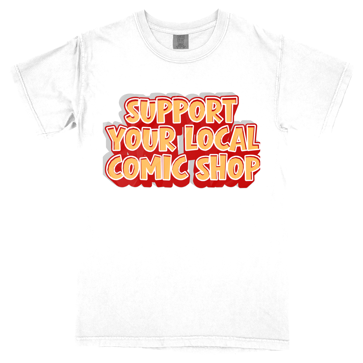 Comfort Colors Soft Heavyweight Tee - White - front