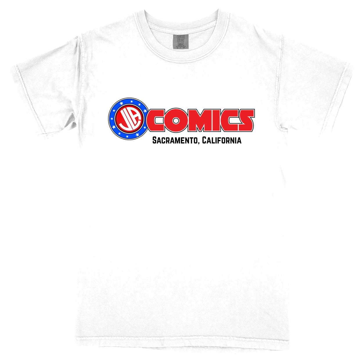 Comfort Colors Soft Heavyweight Tee - White - front***White|||Comfort Colors Soft Heavyweight Tee