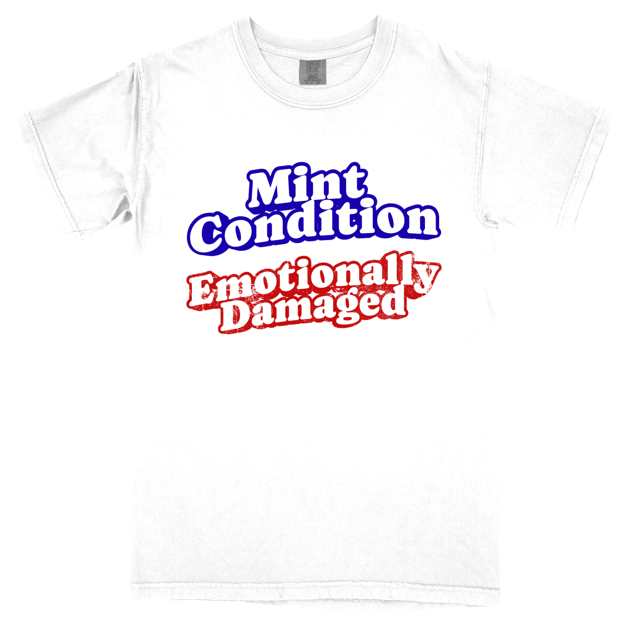 Comfort Colors Soft Heavyweight Tee - White - front***White|||Comfort Colors Soft Heavyweight Tee