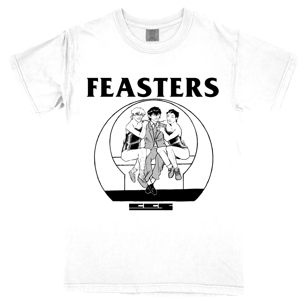 Comfort Colors Soft Heavyweight Tee - White - front