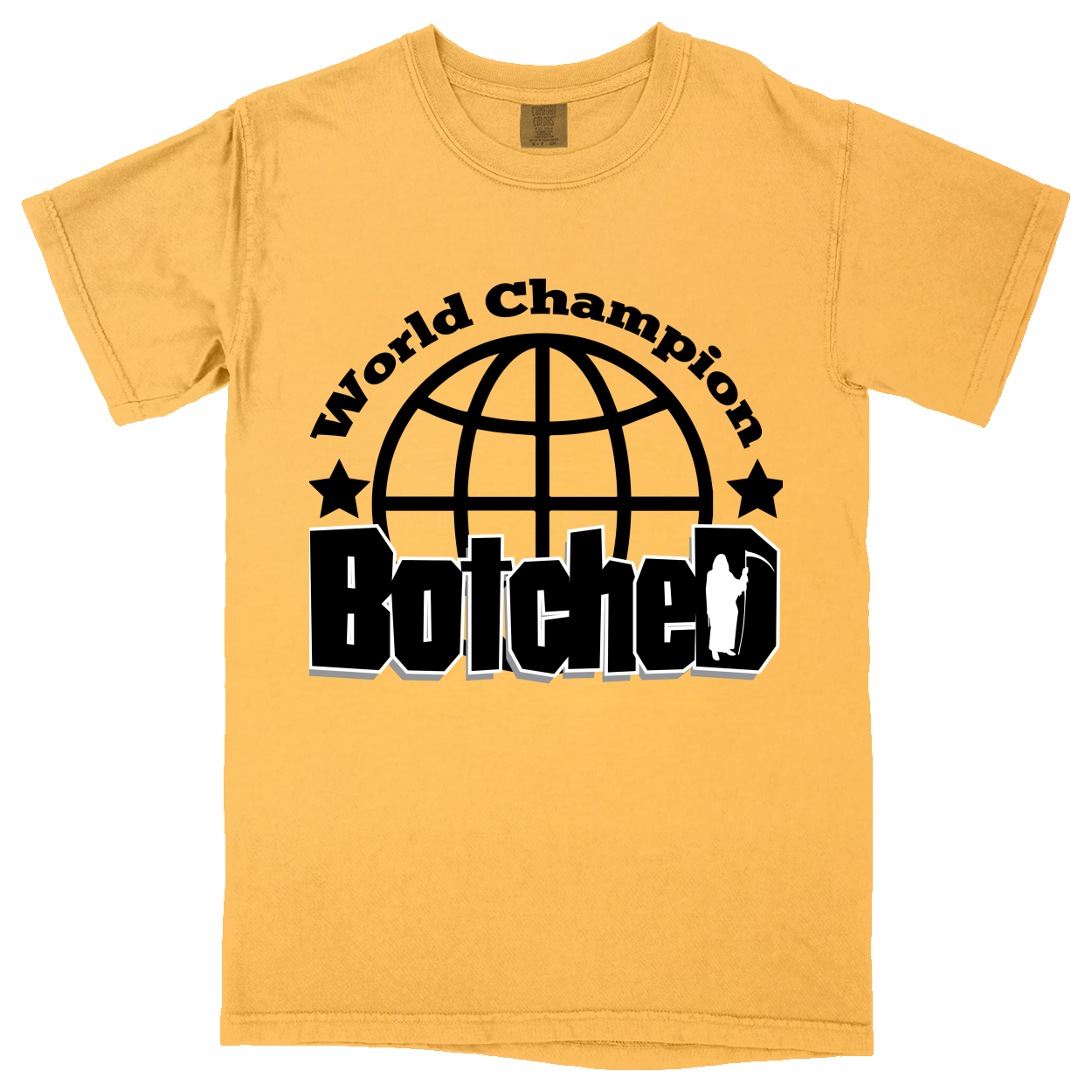 Comfort Colors Soft Heavyweight Tee - Yellow - front