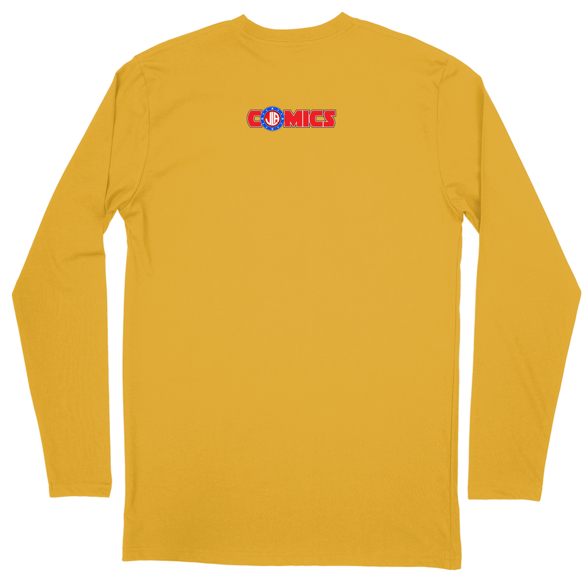 Long Sleeve Unisex T-shirt - Athletic Gold - back***Athletic Gold|||Long Sleeve Unisex T-shirt