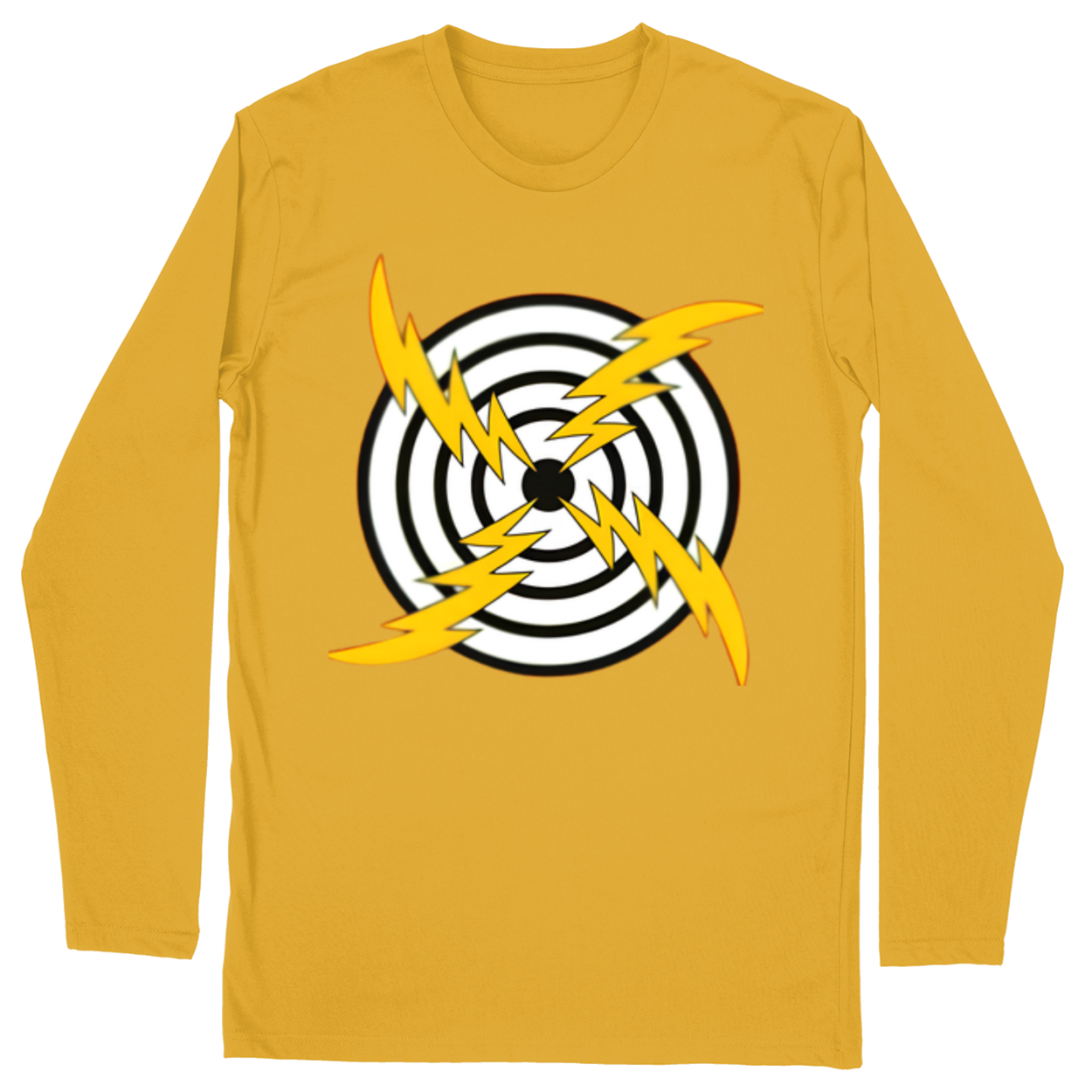 Long Sleeve Unisex T-shirt - Athletic Gold - front