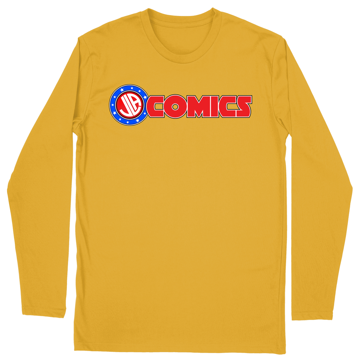 Long Sleeve Unisex T-shirt - Athletic Gold - front***Athletic Gold|||Long Sleeve Unisex T-shirt