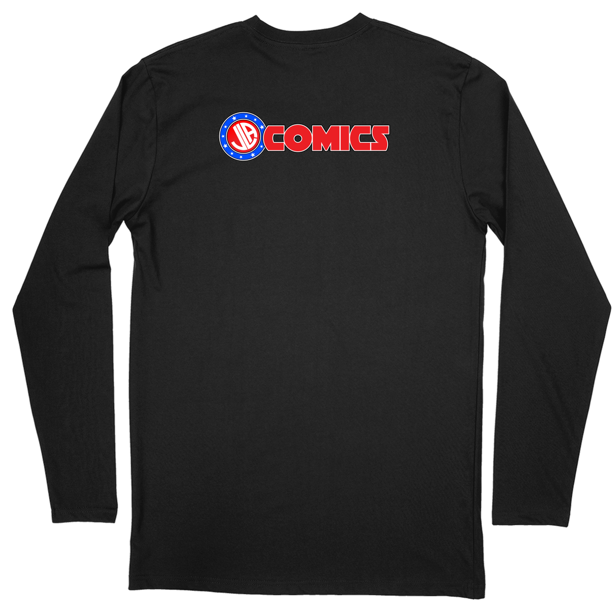 Long Sleeve Unisex T-shirt - Black - back***Black|||Long Sleeve Unisex T-shirt