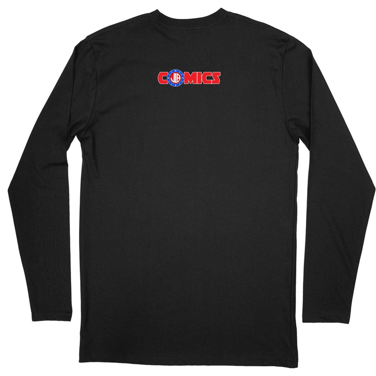 Long Sleeve Unisex T-shirt - Black - back