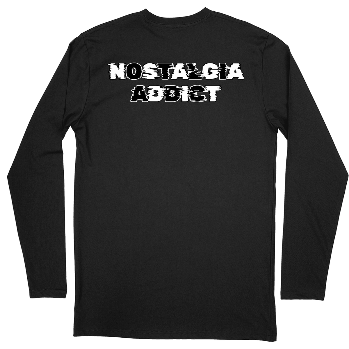 Long Sleeve Unisex T-shirt - Black - back