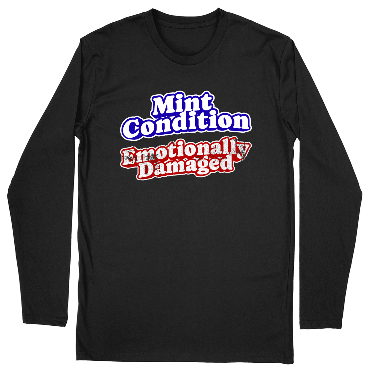 Long Sleeve Unisex T-shirt - Black - front***Black|||Long Sleeve Unisex T-shirt