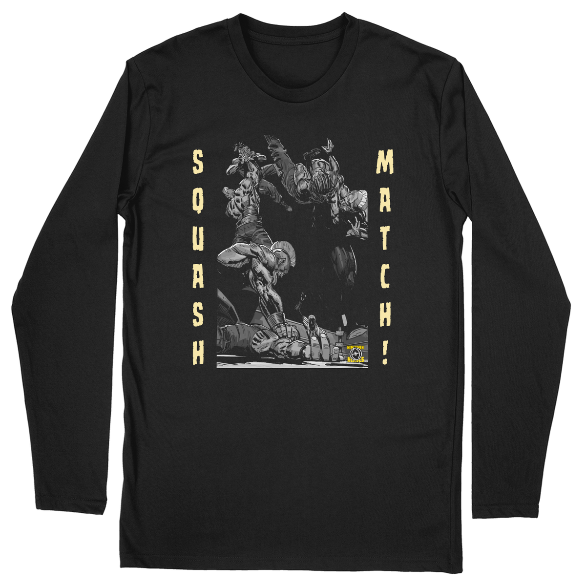 Long Sleeve Unisex T-shirt - Black - front