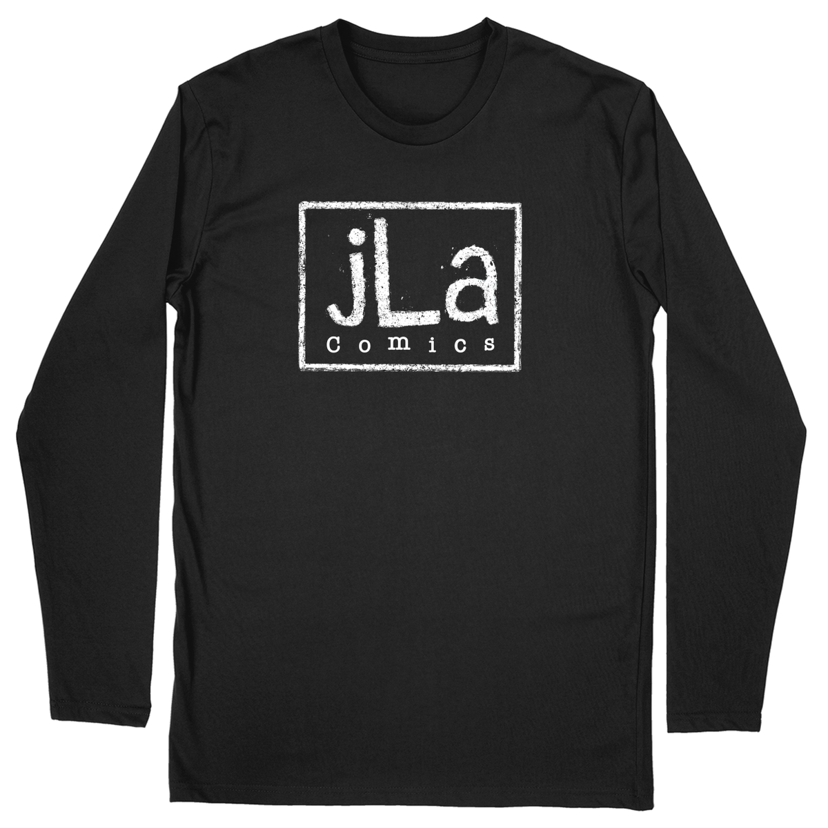 Long Sleeve Unisex T-shirt - Black - front***Black|||Long Sleeve Unisex T-shirt