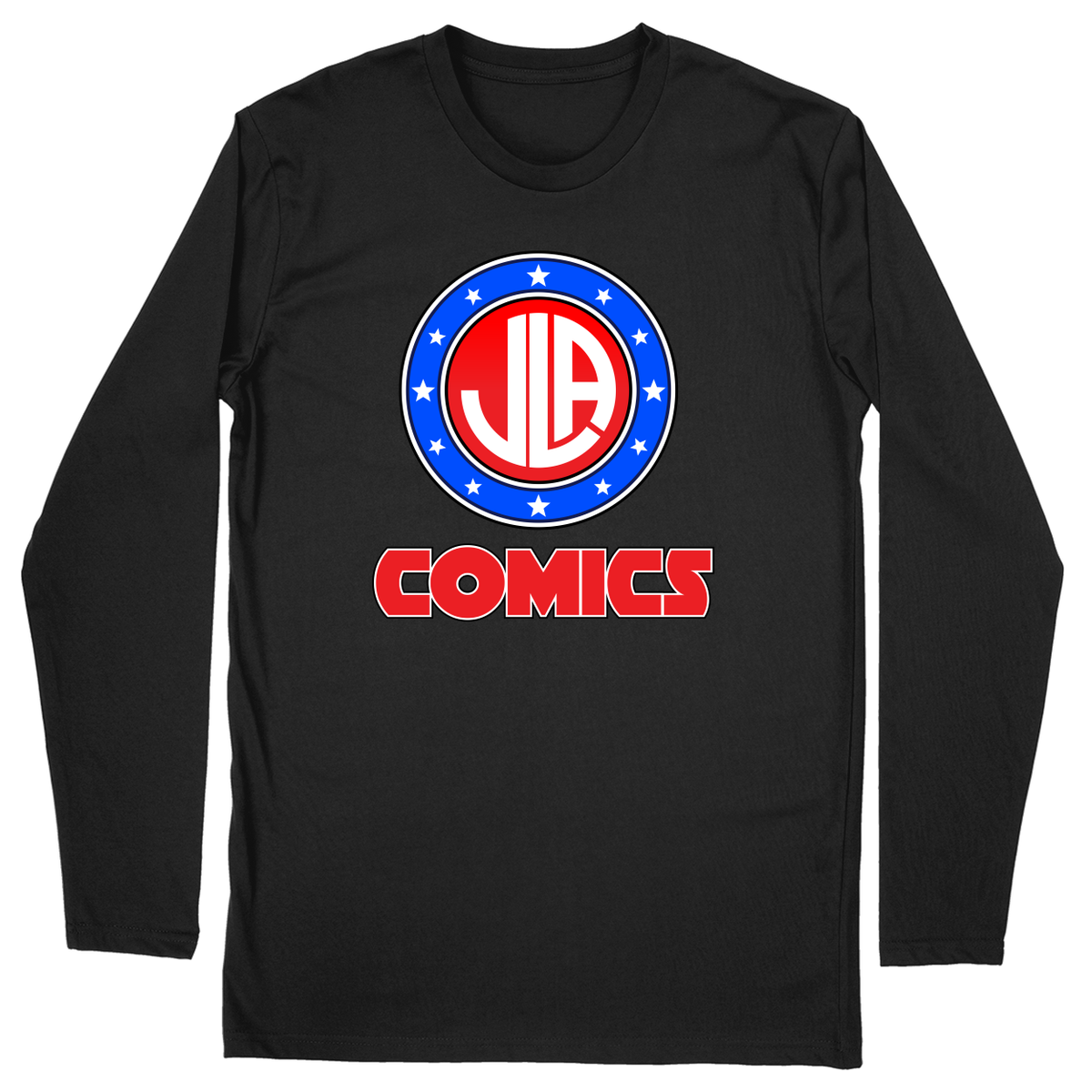 Long Sleeve Unisex T-shirt - Black - front***Black|||Long Sleeve Unisex T-shirt