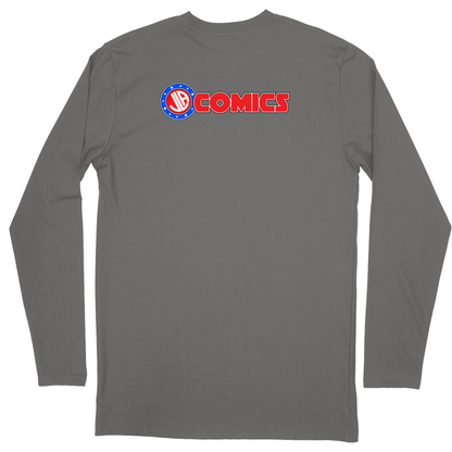 Long Sleeve Unisex T-shirt - Charcoal - back
