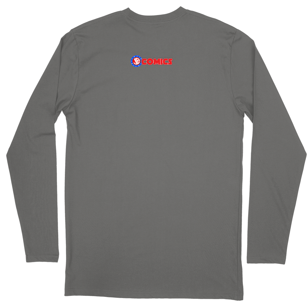Long Sleeve Unisex T-shirt - Charcoal - back