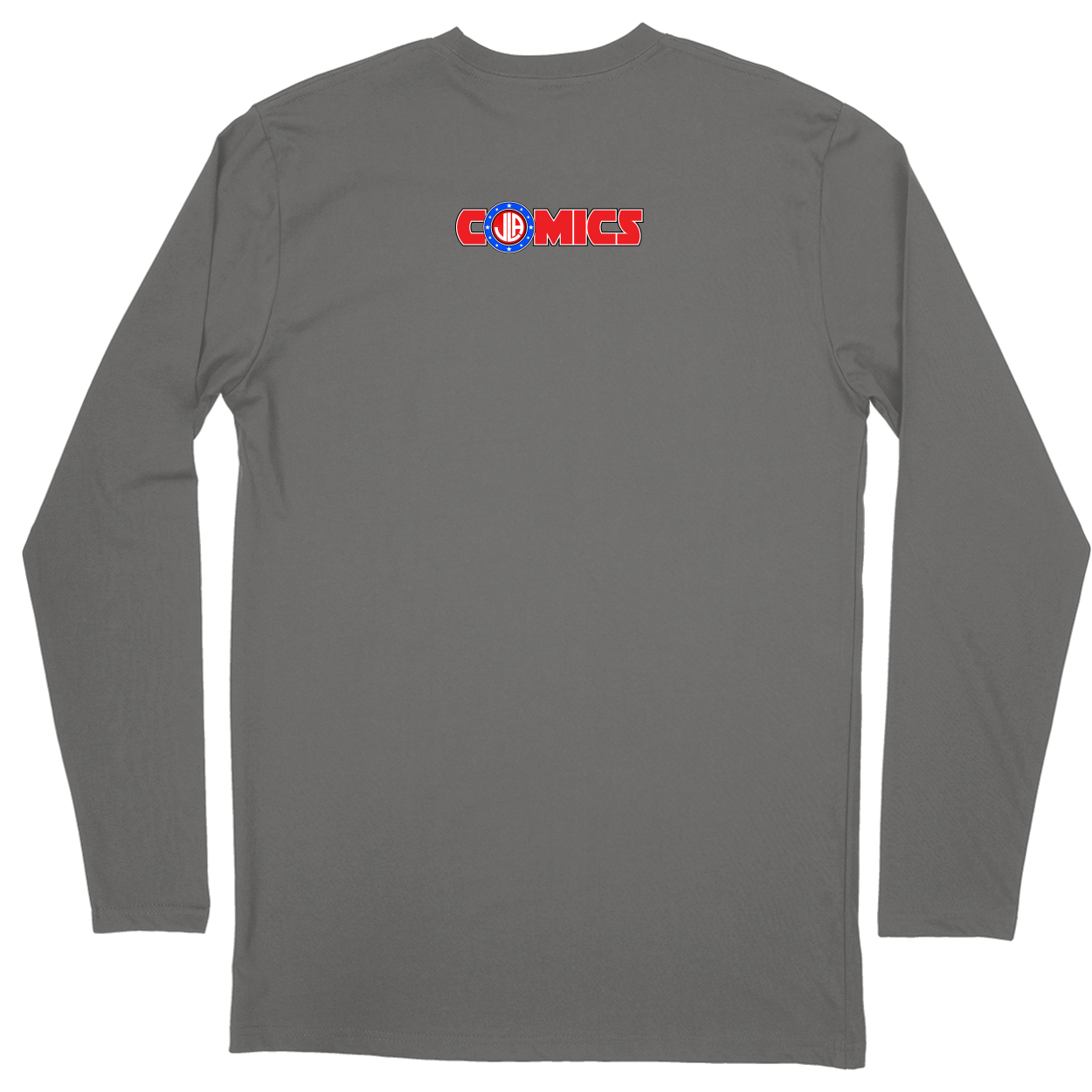 Long Sleeve Unisex T-shirt - Charcoal - back***Charcoal|||Long Sleeve Unisex T-shirt