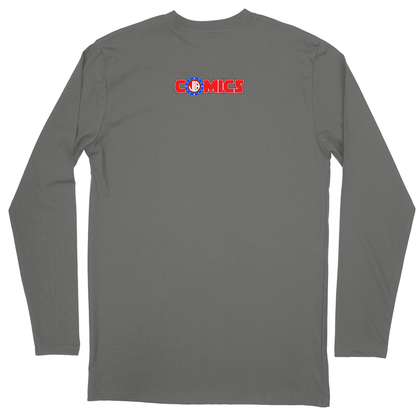 Long Sleeve Unisex T-shirt - Charcoal - back