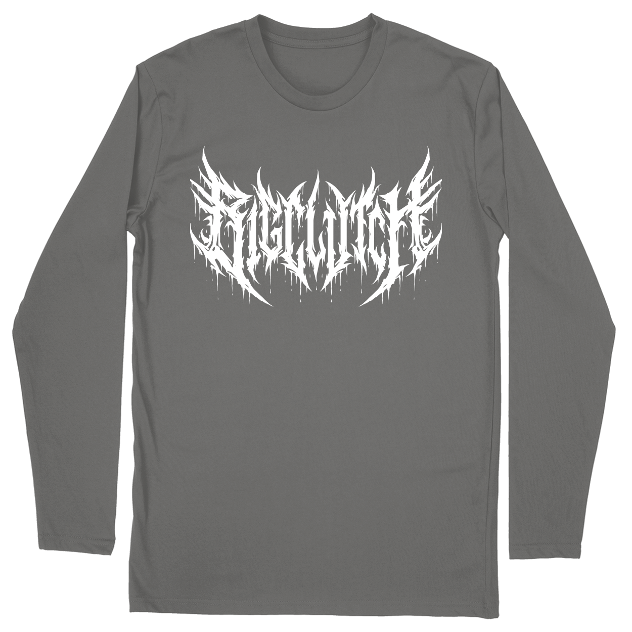 Long Sleeve Unisex T-shirt - Charcoal - front