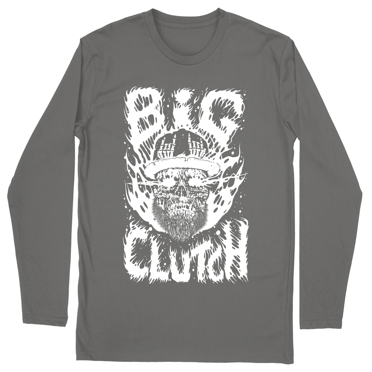 Long Sleeve Unisex T-shirt - Charcoal - front