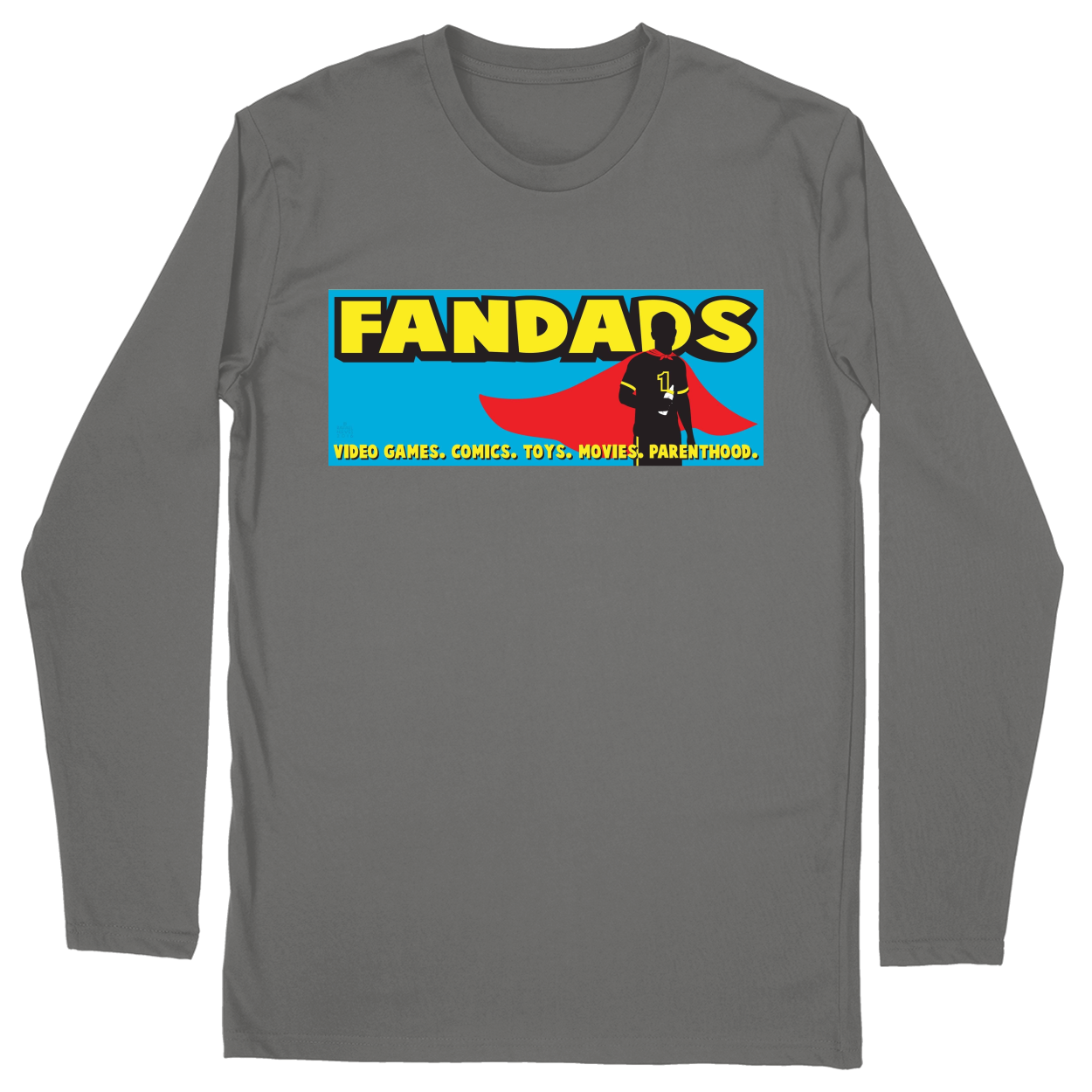 Long Sleeve Unisex T-shirt - Charcoal - front