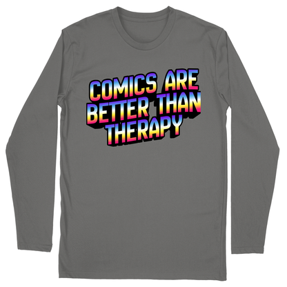 Long Sleeve Unisex T-shirt - Charcoal - front
