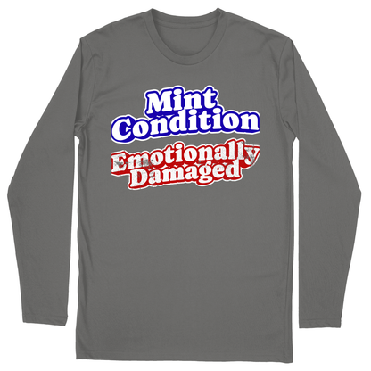 Long Sleeve Unisex T-shirt - Charcoal - front