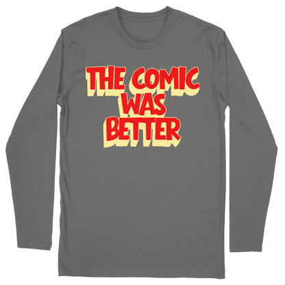 Long Sleeve Unisex T-shirt - Charcoal - front