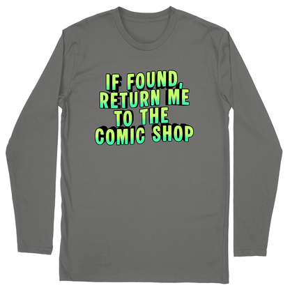 Long Sleeve Unisex T-shirt - Charcoal - front