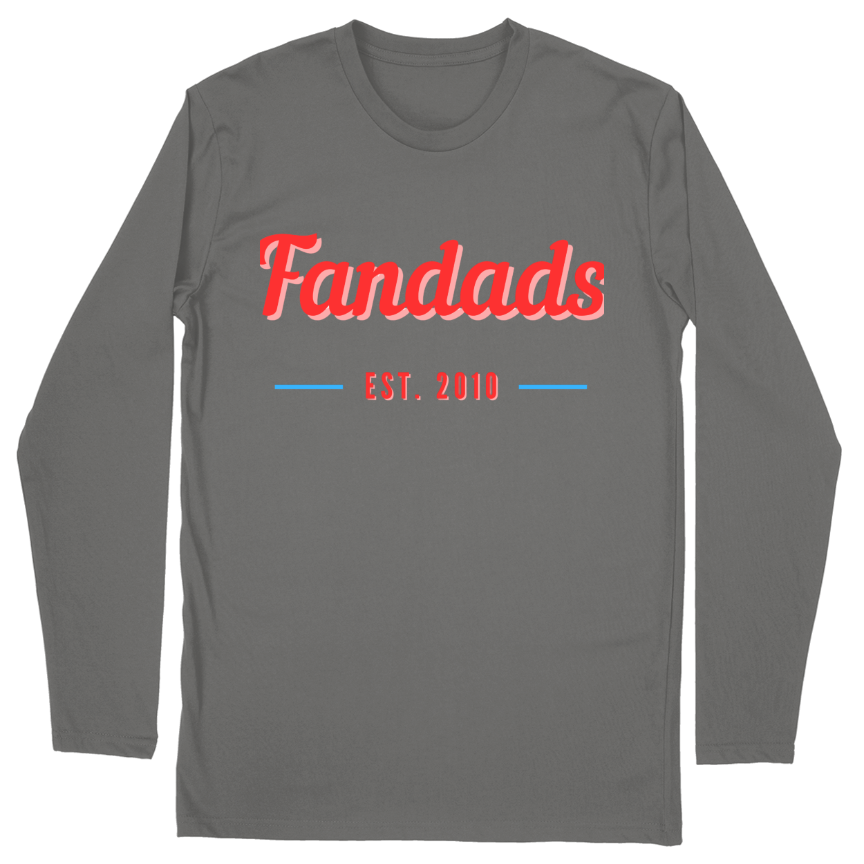Long Sleeve Unisex T-shirt - Charcoal - front