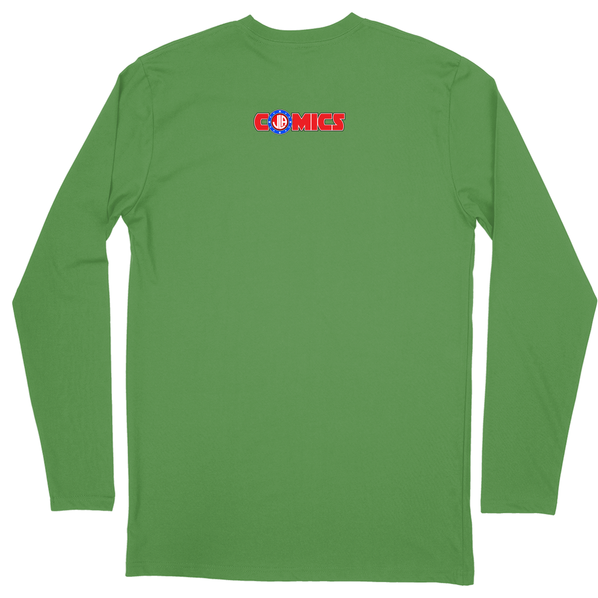 Long Sleeve Unisex T-shirt - Green - back