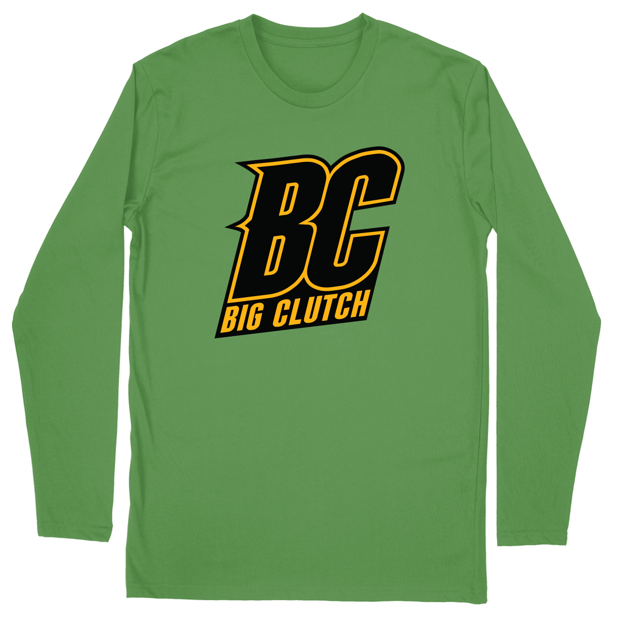 Long Sleeve Unisex T-shirt - Green - front***Green|||Long Sleeve Unisex T-shirt