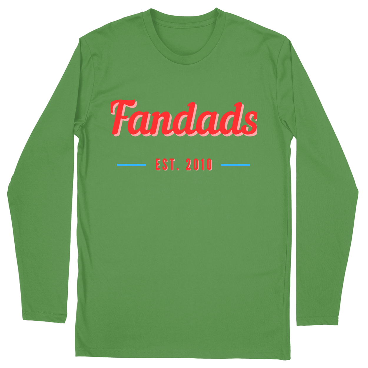 Long Sleeve Unisex T-shirt - Green - front***Green|||Long Sleeve Unisex T-shirt
